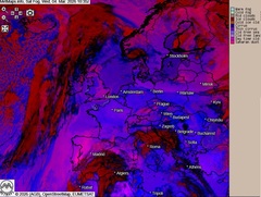 Saharastaub auf dem Weg
