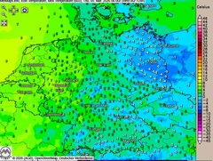 Frostiger Start im Osten