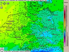 Dienstag noch h&auml;ufig wolkig