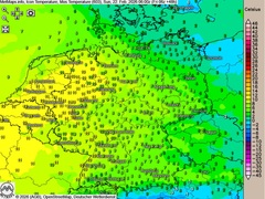 Milder aber nasser Sonntag