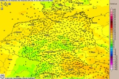 Gro&szlig;e Temperaturunterschiede am Nachmittag